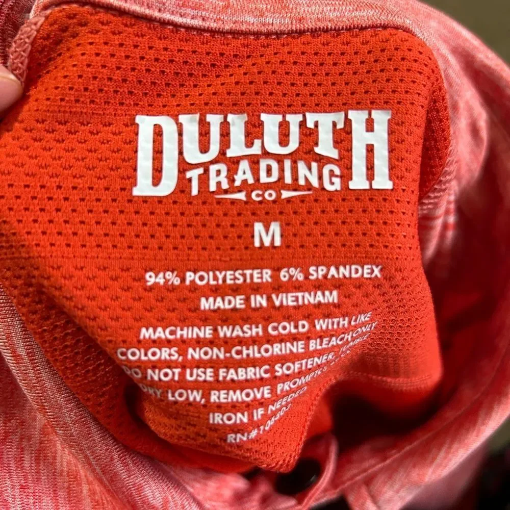 Men’s Duluth Trading Company Orange Polo Shirt